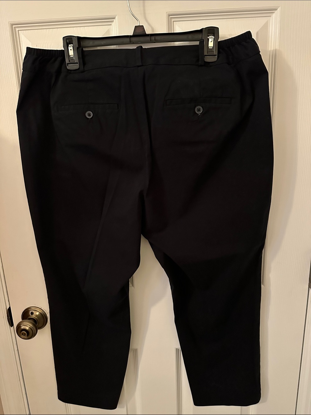 Talbots Black Women's capris with zipper - Picture 2 of 7